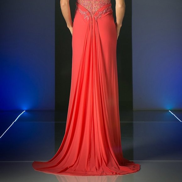 Contrast Sweetheart Neck Strapless Dress
